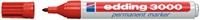 Viltstift edding 3000 rond 1.5-3mm rood 4 Stuk-2