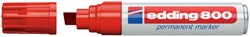 Viltstift edding 800 schuin 4-12mm rood 1 Stuk