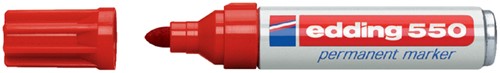 Viltstift edding 550 rond 3-4mm rood 1 Stuk