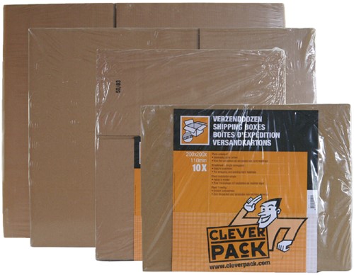 Verzenddoos CleverPack enkel 430x305x250 10st br 10 Stuk-2