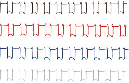 Draadrug GBC 9.5mm 34rings A4 wit 100 Stuk-2