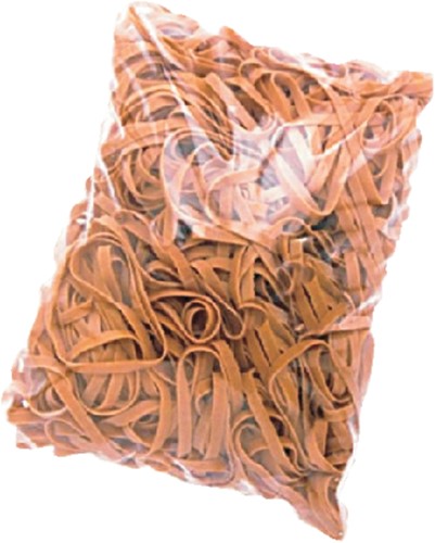 Elastiek Standard 22 100x1.5mm 1kg 2660st bruin 1 Kilogram-2