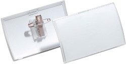 Badge Durable 8214 Click Fold combiklem 54x90mm 1 Stuk