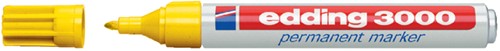 Viltstift edding 3000 rond 1.5-3mm geel 1 Stuk