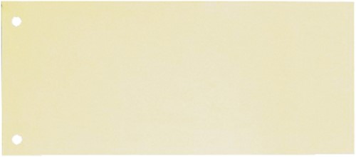 Scheidingsstrook Oxford 240x105mm 190gr geel 100 Stuk