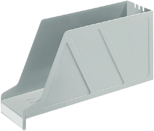 Tijdschriftencassette Leitz 2427 A4 dwars grijs 1 Stuk