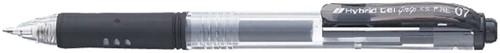 Gelschrijver Pentel K157 M zwart 1 Stuk