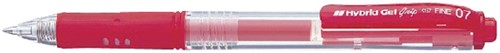 Gelschrijver Pentel K157 M rood 1 Stuk
