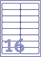 Etiket Avery L7562-25 99.1x33.9mm tr 400st 25 Vel-2