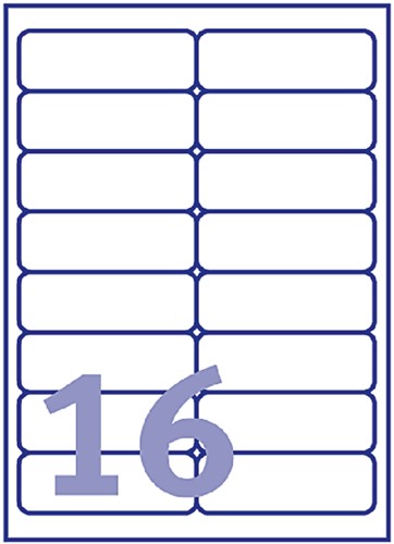 Etiket Avery J8162-40 99.1x33.9mm wit 640stuks 40 Vel-2