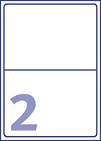 Etiket Avery J8168-25 199.6x143.5mm wit 50st 25 Vel-2