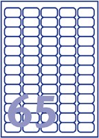 Etiket Avery J8551-25 38.1x21.2mm tr 1625stuks 25 Vel-2