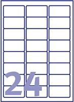 Etiket Avery J8159-25 63.5x33.9mm wit 600stuks 25 Vel-2