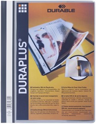 Snelhechtmap Durable Duraplus A4 grijs 1 Stuk