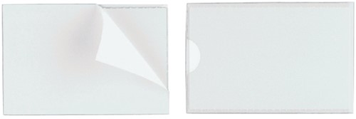 Etikethouder Durable pocketfix 57x90mm zelfkl 10st 10 Stuk