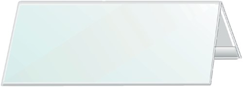 Tafelnaambord Durable 8053 105x297mm transp 1 Stuk