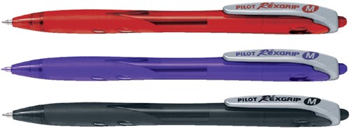 Balpen PILOT Begreen Rexgrip M zwart 1 Stuk-2