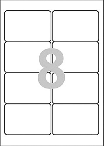 Etiket Avery L4745REV-25 96x63.5mm wit 200st 25 Vel-2