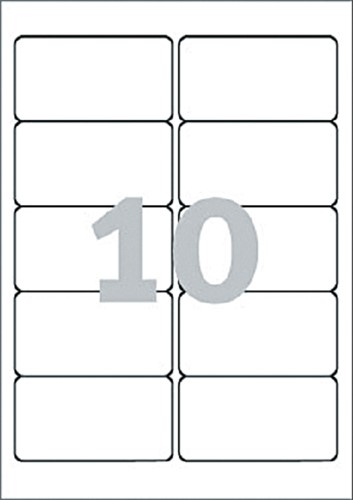 Etiket Avery L4744REV-25 96x50.8mm wit 250st 25 Vel-2