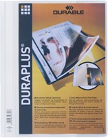 Snelhechtmap Durable Duraplus A4 wit 1 Stuk