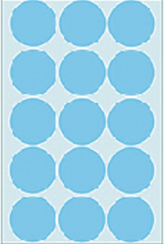 Etiket HERMA 2273 rond 32mm blauw 480stuks 32 Vel-2