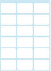 Etiket HERMA 3746 17x26mm wit 126 stuks 7 Vel