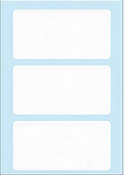 Etiket HERMA 3757 34x67mm wit 21 stuks 7 Vel
