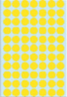 Etiket HERMA 2231 rond 13mm geel 2464stuks 32 Vel-2