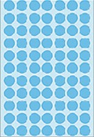 Etiket HERMA 2233 rond 13mm blauw 2464stuks 32 Vel-2