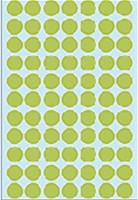 Etiket HERMA 2235 rond 13mm groen 2464stuks 32 Vel-2