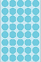 Etiket HERMA 2253 rond 19mm blauw 1280stuks 32 Vel-2