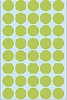 Etiket HERMA 2255 rond 19mm groen 1280st 32 Vel-2