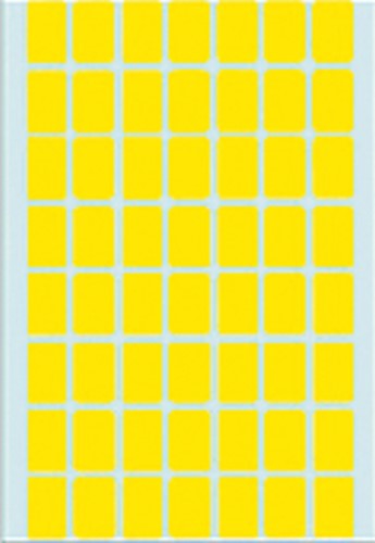 Etiket HERMA 2341 12x18mm geel 1792st 32 Vel-2