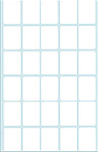 Etiket HERMA 2390 19x27mm wit 960stuks 32 Vel-2