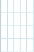 Etiket HERMA 2400 19x40mm wit 640st 32 Vel-2