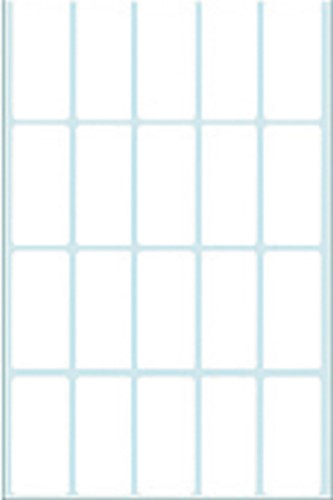 Etiket HERMA 2400 19x40mm wit 640st 32 Vel-2