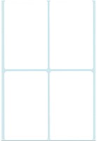 Etiket HERMA 2490 52x82mm wit 128st 32 Vel-2