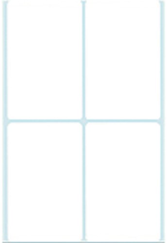 Etiket HERMA 2490 52x82mm wit 128stuks 32 Vel-2