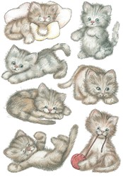Etiket HERMA 3777 schattig poesje 3 Vel