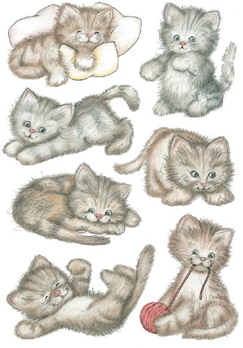 Etiket HERMA 3777 schattig poesje 3 Vel