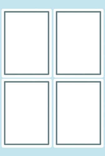 Etiket HERMA 5713 40x55mm schrift grijs kader 24st 6 Vel-2
