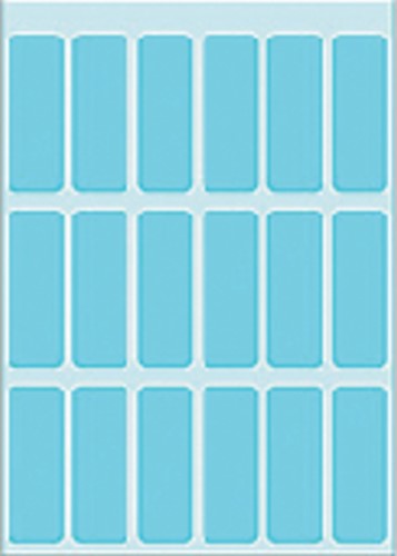 Etiket HERMA 3653 12x34mm blauw 90stuks 5 Vel