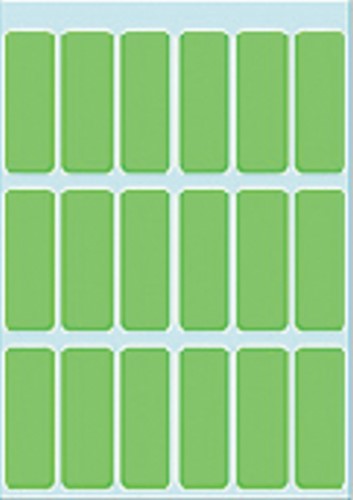 Etiket HERMA 3655 12x34mm groen 90stuks 5 Vel