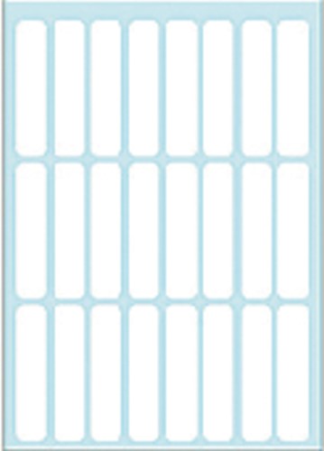 Etiket HERMA 3724 8x36mm wit 168 stuks 7 Vel