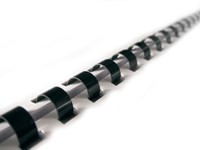 Bindrug GBC 12mm 21rings A4 zwart 100 Stuk-1