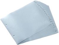 Ordner alfabet Quantore 18x22.5 2rings pp grijs 1 Set-2