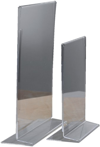 Kaarthouder Europel A4 T-standaard staand acryl 1 Stuk-3