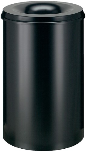 Papierbak vlamdover Vepabins 110liter zwart 1 Stuk-3