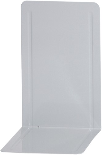 Boekensteun MAUL Pro 140x120x240mm set 2 staal wit 2 Stuk