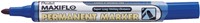 Viltstift Pentel NLF50 Maxiflo rond 1mm blauw 1 Stuk